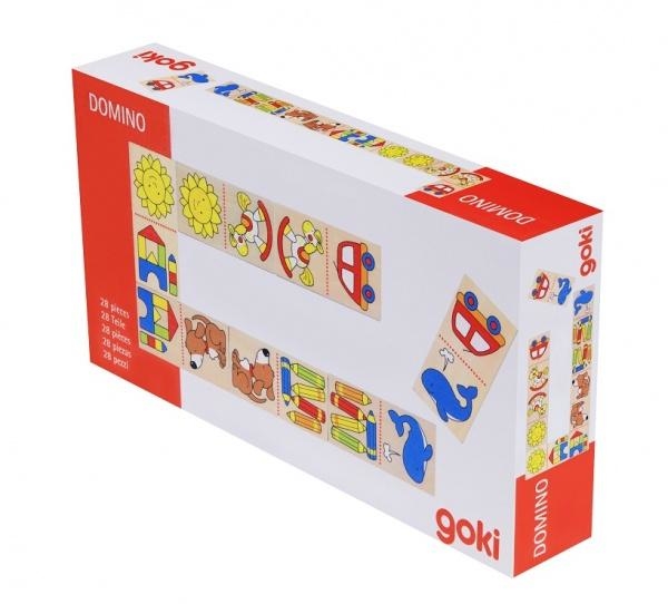 Настільна гра Goki Моє перше доміно, 28 деталей (56696) - Pampik - 6