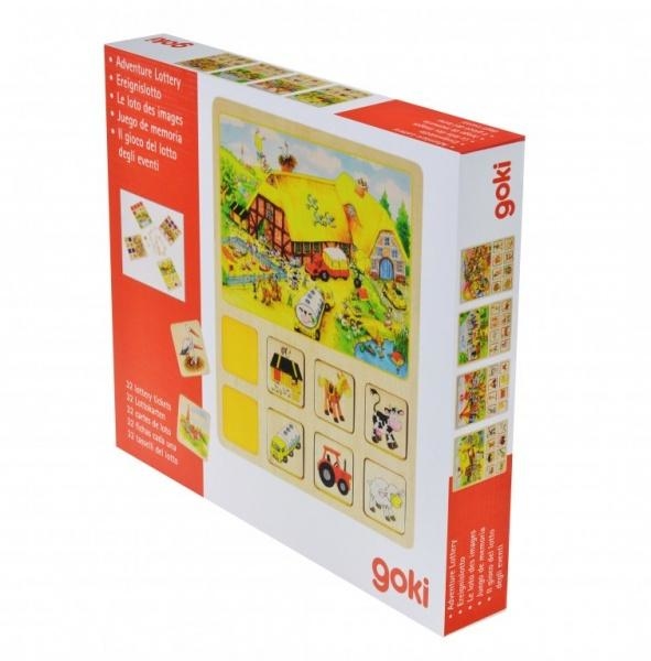 Настільна гра Goki Лото Наше маленьке місто (56740) - Pampik - 5