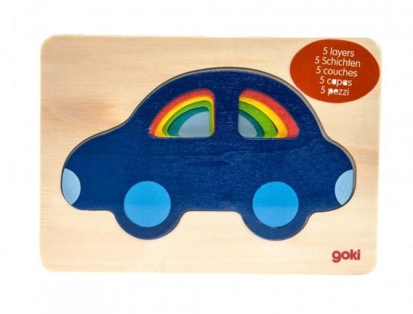 Развивающая игра Goki Разноцветные машинки (57485) - Pampik - 6