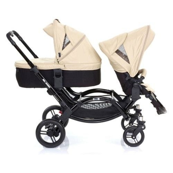 Універсальна коляска для двійні 2 в 1 ABC Design Zoom з аксесуарами Desert, бежевий (71085/509K1) - Pampik - 6