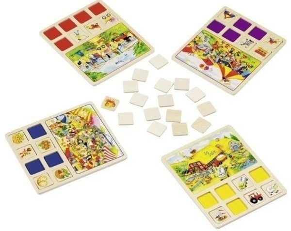 Настільна гра Goki Лото Наше маленьке місто (56740) - Pampik - 6