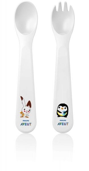 Ложка и вилка Philips Avent 12+ (SCF712/00) - Pampik