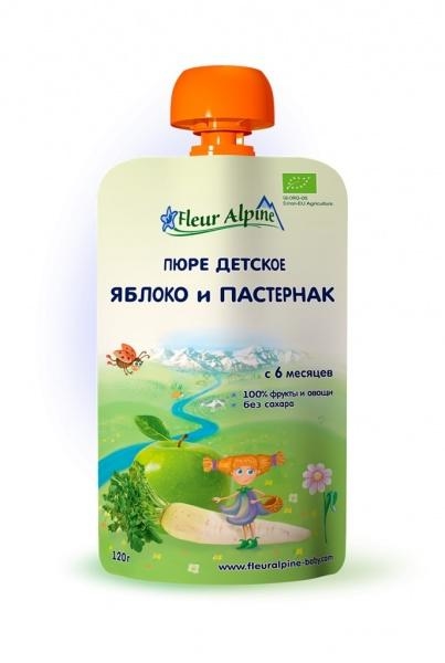 

Пюре Fleur Alpine Pouch Органик Яблоко и пастернак