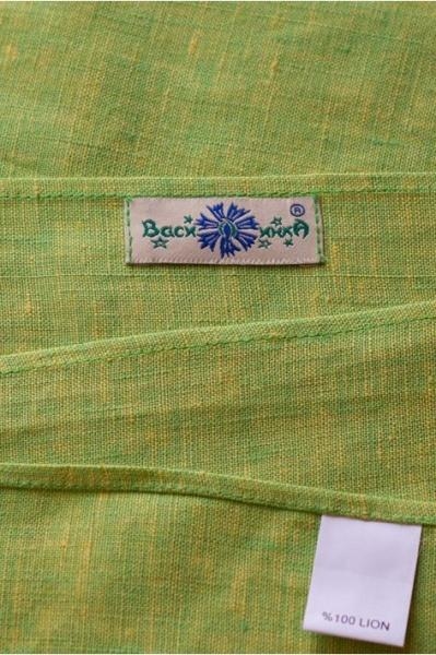 Слінг-шарф Василинка Весняна листя, салатовий (15420) - Pampik