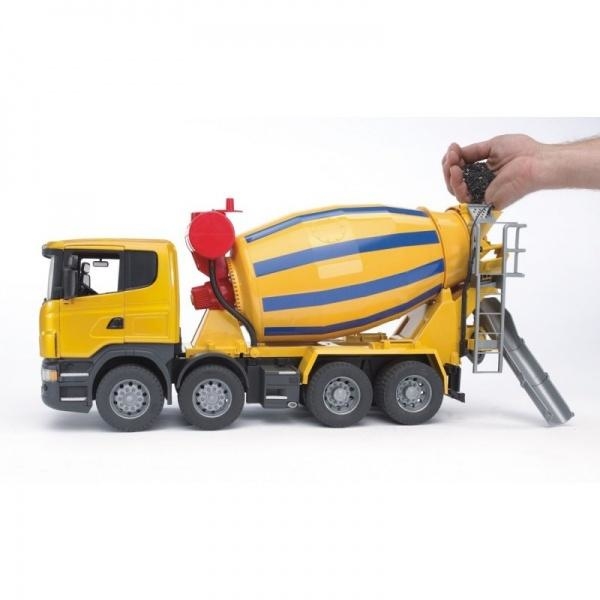 Бетоновоз Bruder Scania R-series, жовтий, 58 см (03554) - Pampik - 2
