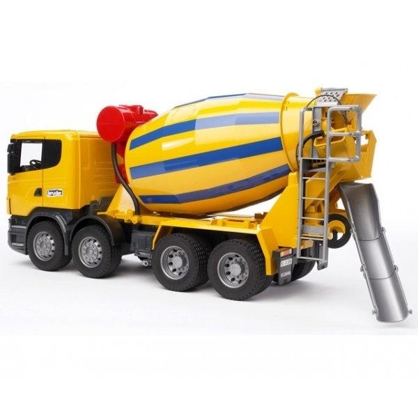 Бетоновоз Bruder Scania R-series, жовтий, 58 см (03554) - Pampik - 3