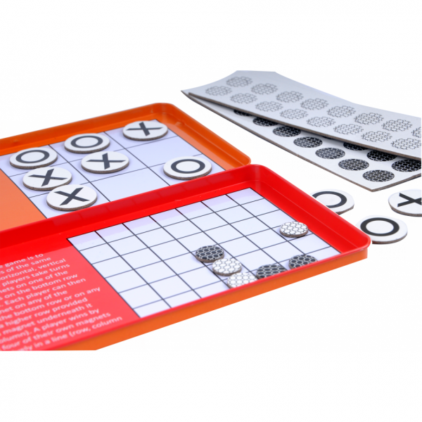 Магнітна мінігра JoyBand Хрестики-нулики, укр. мова 4×4 (018) - Pampik - 2