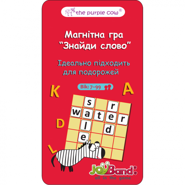 Магнітна мінігра JoyBand Знайди слово, укр. мова (841) - Pampik