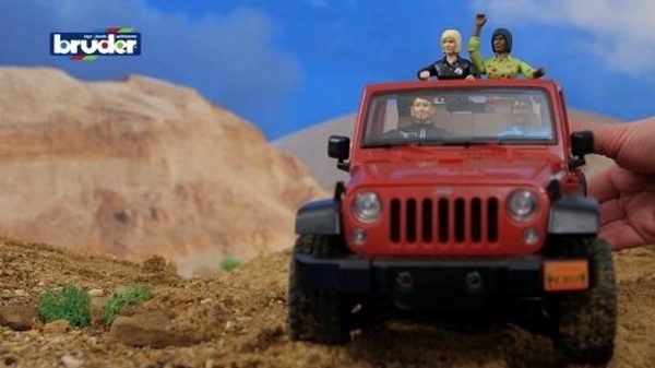 Джип Вruder Wrangler Unlimited Rubicon, красный, 33 см (02525) - Pampik - 5