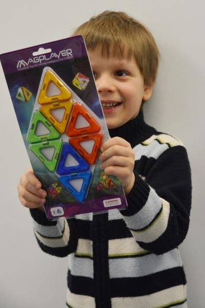 Магнітний конструктор Magplayer, додатковий набір, 8 елементів (MPC-8) - Pampik - 5