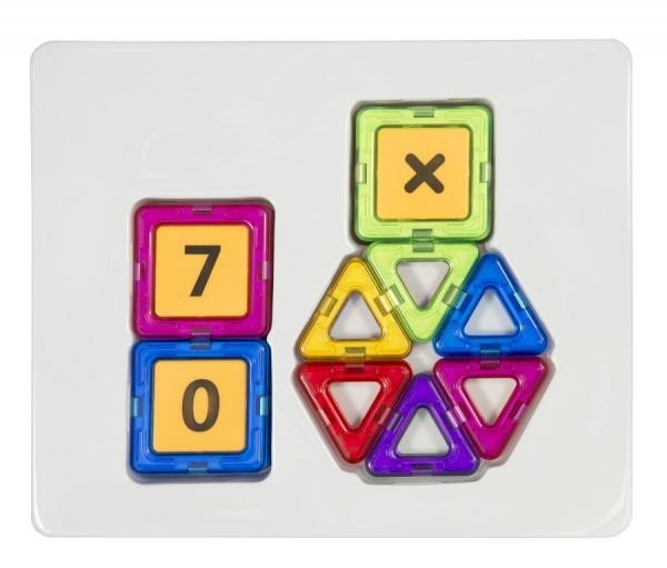 Магнітний конструктор Magplayer, 45 елементів (MPA-45) - Pampik - 3