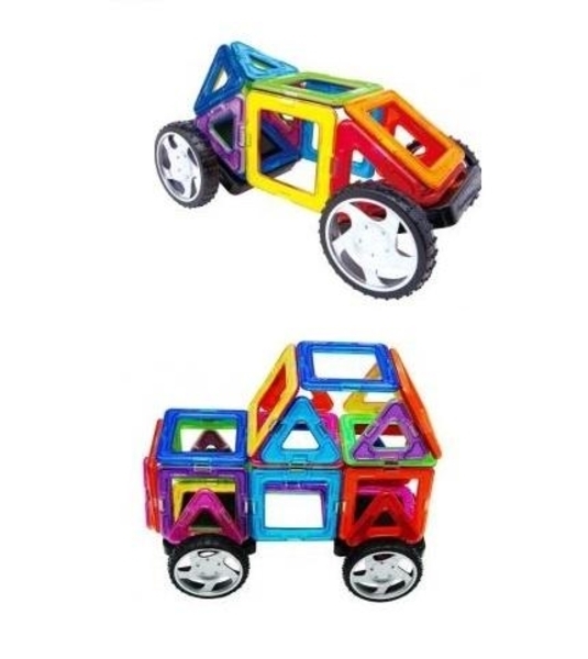 Магнітний конструктор Magplayer, 118 елементів (MPT-118) - Pampik - 8