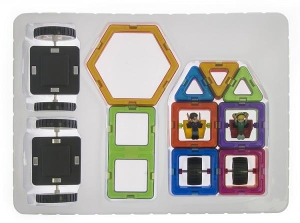 Магнітний конструктор Magplayer, 40 елементів (MPB-40) - Pampik - 3