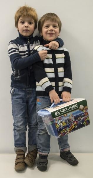 Магнітний конструктор Magplayer, 118 елементів (MPT-118) - Pampik - 5