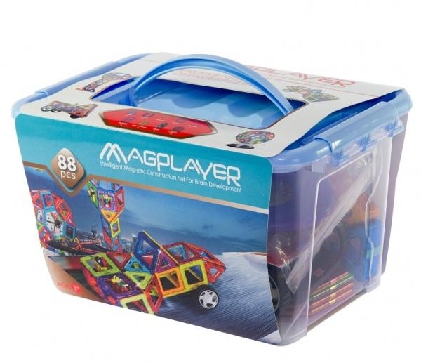 Магнитный конструктор Magplayer, 88 элементов (MPT-88) - Pampik