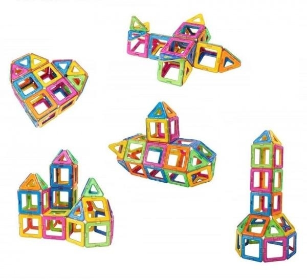 Магнітний конструктор Magplayer, 98 елементів (MPA-98) - Pampik - 6