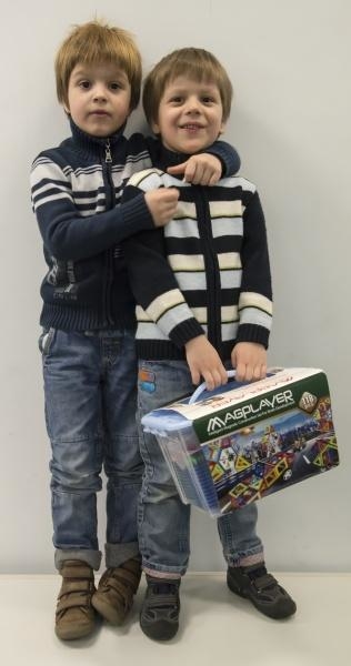 Магнітний конструктор Magplayer, 268 елементів (MPT-268) - Pampik - 5