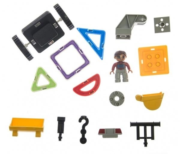 Магнитный конструктор Magplayer, 64 элемента (MPT-64) - Pampik - 2