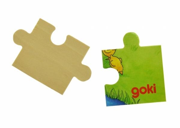 Пазл дерев'яний Goki Життя на фермі, 48 елементів (57745) - Pampik - 4