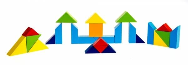 Пазл дерев'яний Goki Світ форм Прямокутник (57572-4) - Pampik - 3