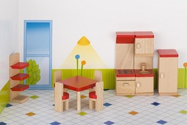 Набор для кукол Goki Мебель для кухни, 9 предметов (51718G) - Pampik - 2