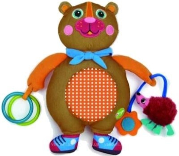 М'яка іграшка Oops Ведмедик із дзеркалом, 27 см (11001.00) - Pampik