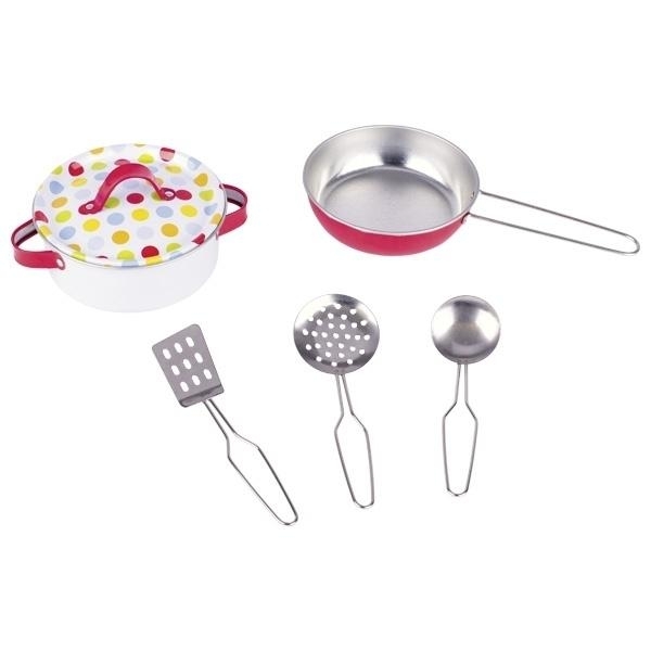 Ігровий набір Goki Посуд, 6 предметів (51595G) - Pampik