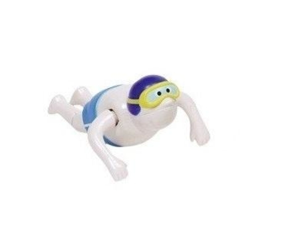 Заводная игрушка Goki Пловец, синий (13097G-1) - Pampik