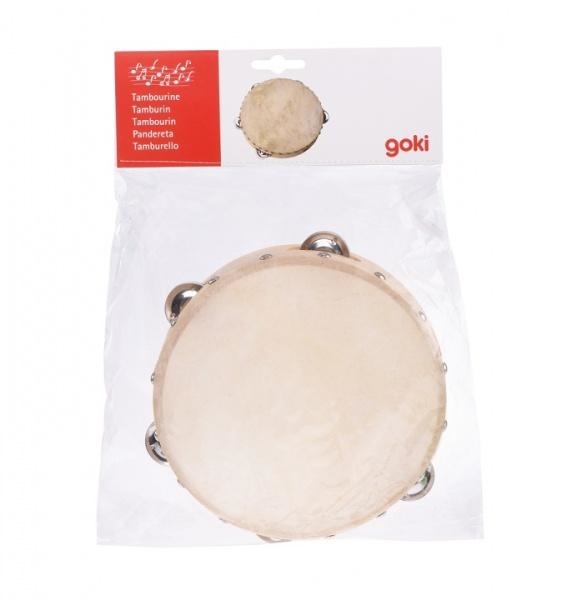 Музичний інструмент Goki Бубен, 5 дзвіночків (UC085G) - Pampik - 6
