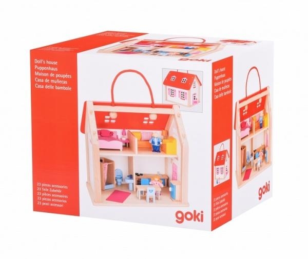 Ляльковий будиночок Goki Дорожній з ручкою (51780G) - Pampik - 10