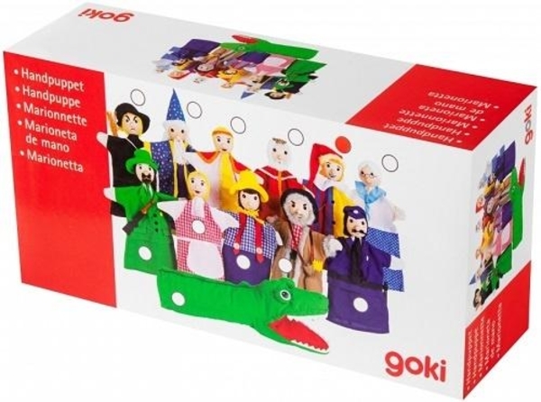 Кукла-перчатка Goki Клоун Каспер (51999G) - Pampik - 4