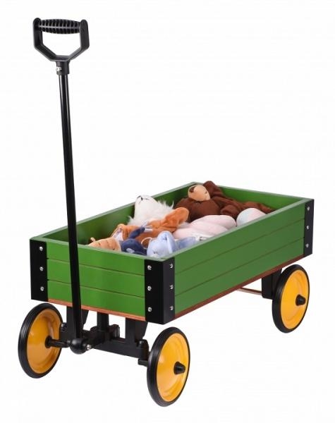 Ігрова візок дерев'яна Goki, зелений (14147G) - Pampik - 4