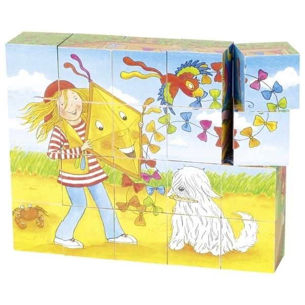 Кубики дерев'яні Goki Peggy Diggledey (57738G) - Pampik - 4