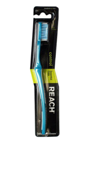 Зубная щетка Reach Control средняя, бирюзовый - Pampik
