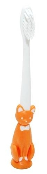 Зубна щітка з присоском Baby Team Котик (7202) - Pampik