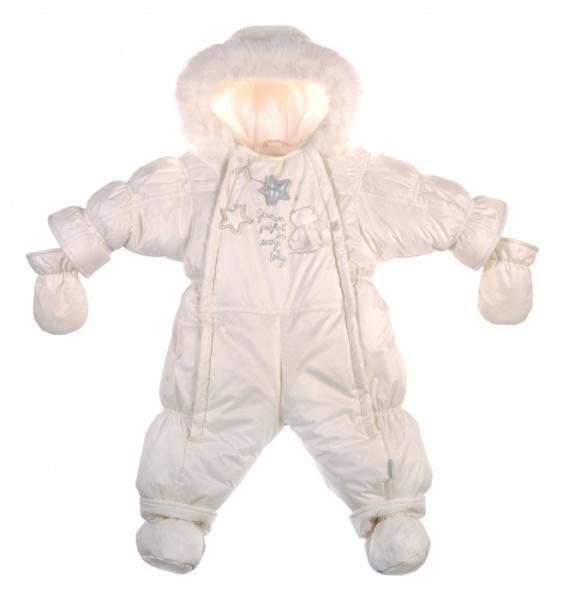 Комбінезон-трансформер Garden Baby Ластьонок, овчина, р.68, бежевий (101010-36/32) - Pampik