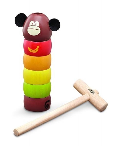 Пірамідка з молоточком Wonderworld Мавпочка (WG-1020) - Pampik - 2