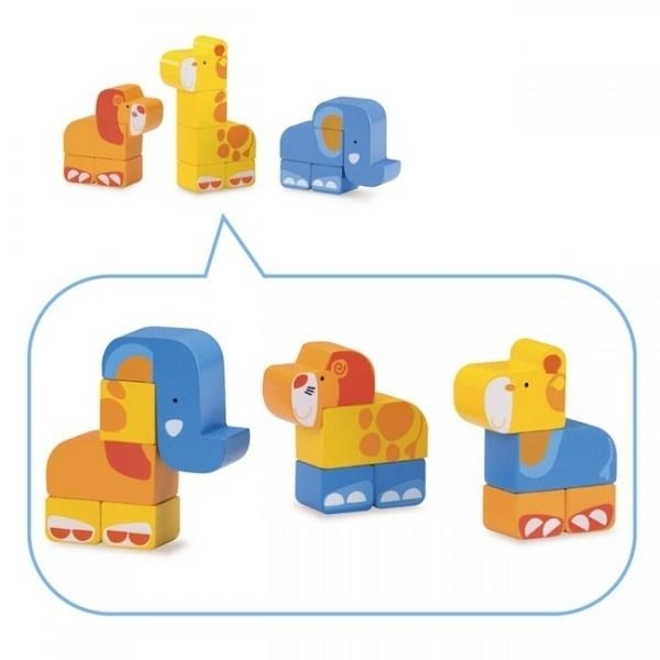 Конструктор Wonderworld Побудуй тварин (WED-3125) - Pampik - 2