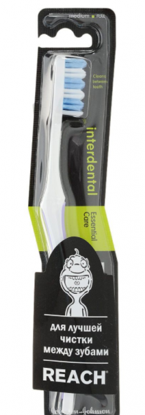 Зубна щітка Reach Interdental середня, фіолетовий - Pampik