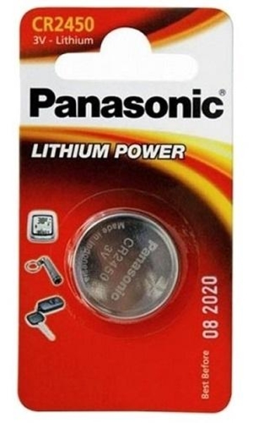 

Батарейка Panasonic CR 2450 Bli 1 Lithium (CR-2450EL/1B