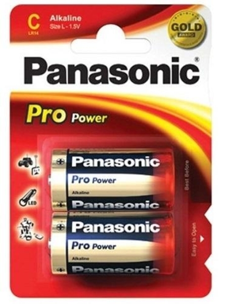 

Батарейки Panasonic Pro Power C Bli Alkaline, 2 шт. (LR14XEG/2BP