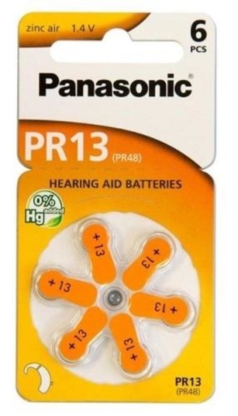 

Батарейки Panasonic PR-13 Bli, 6 шт. (PR-13/6LB