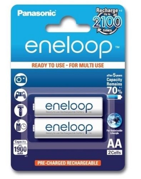 

Аккумулятор Panasonic Eneloop AA 2BP Ni-Mh, 2 шт. (BK-3MCCE/2BE