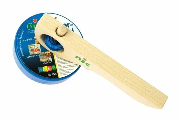 Развивающая игрушка NIC Юла, синий (NIC1583) - Pampik - 2