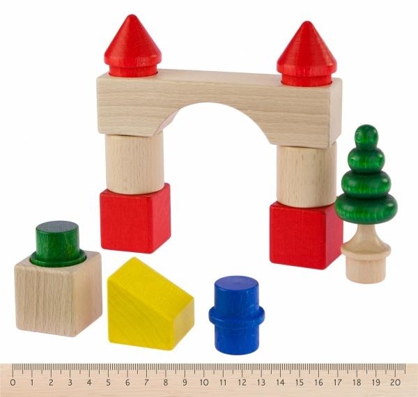 Конструктор дерев'яний NIC, 19 деталей (NIC2112) - Pampik - 3