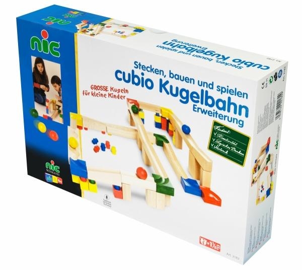 Конструктор дерев'яний NIC Кулькова дорога Розширений набір (NIC2182) - Pampik - 4