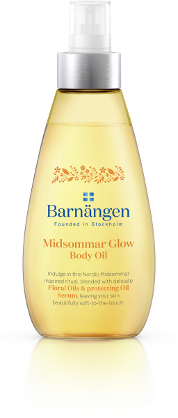 Масло для тіла Barnangen Midsommar Glow з квітковими оліями, 150 мл - Pampik