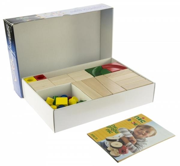 Конструктор дерев'яний NIC Кулькова дорога Розширений набір (NIC2182) - Pampik - 3