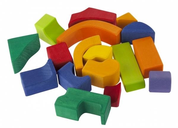 Конструктор дерев'яний NIC з візком, 17 деталей (NIC523315) - Pampik - 6