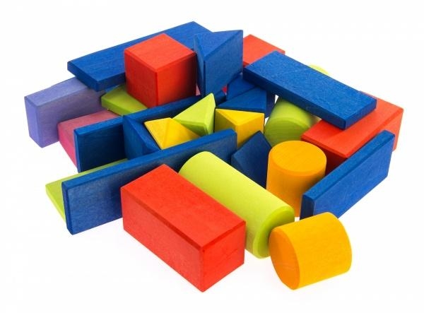 Маленький дерев'яний конструктор NIC Прованс, 27 деталей (NIC523306) - Pampik - 3